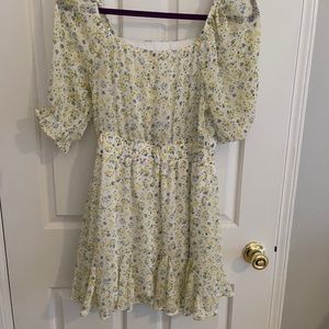 Floral summer dress.